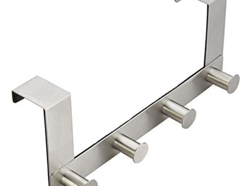 Pro Chef Kitchen Tools Stainless Steel Over Door Organizer 4 Peg Pro Chef Kitchen Tools Stainless Steel Over Door Organizer 4 Peg Hook Rack Hanger With No Hole Drilling Required For Jewelry