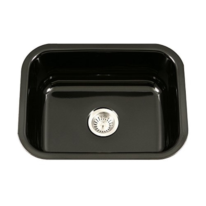 black porcelain kitchen sinks