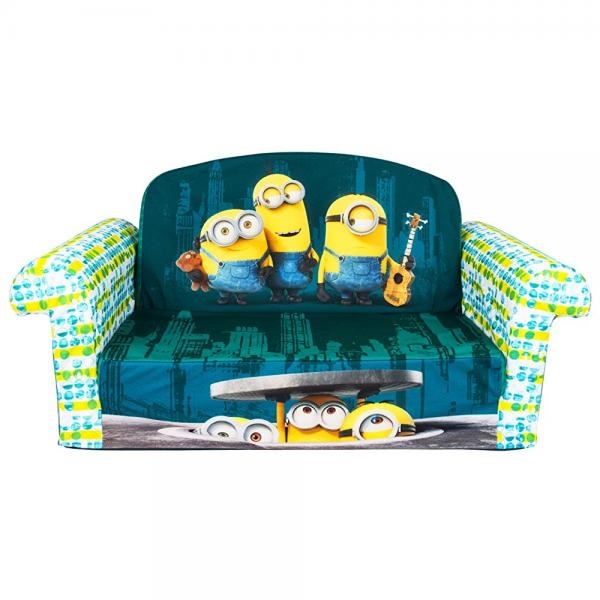 marshmallow fun co marshmallow furniture childrens 2 in 1 flip open foam sofa despicable - Toddler Sofa marshmallow fun co marshmallow furniture childrens 2 in 1 flip open foam sofa despicable - Toddler Sofa