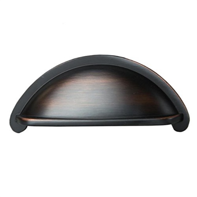 Ilyapa Oil Rubbed Bronze Kitchen Cabinet Pulls 3 Inch Bin Cup Ilyapa Oil Rubbed Bronze Kitchen Cabinet Pulls 3 Inch Bin Cup Drawer Handles 10 Pack Of Hardware