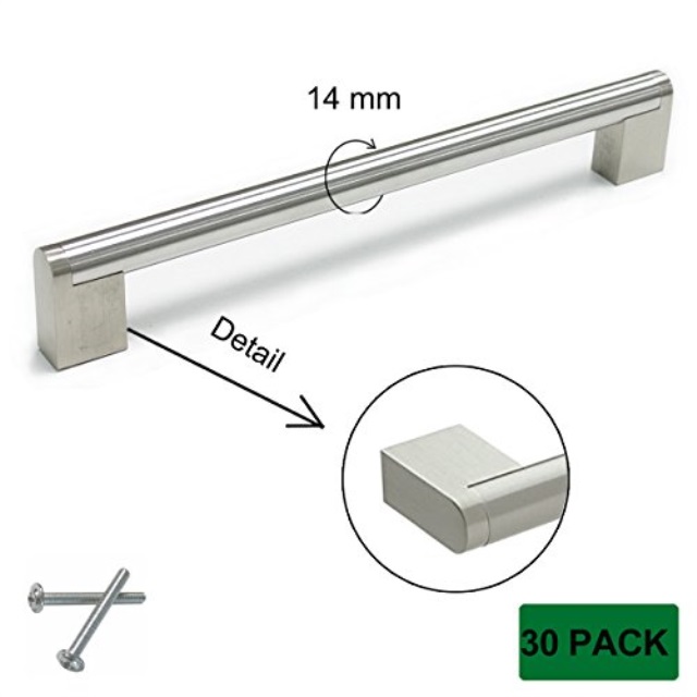 Probrico Square Pull Bar Handle Stainless Steel For Drawer Probrico Square Pull Bar Handle Stainless Steel For Drawer