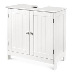 Storage For Under Pedestal Sink Homfa Bathroom Under Sink Vanity Cabinet Multipurpose Freestanding E Saver Storage Organizer Double Doors With Shelves