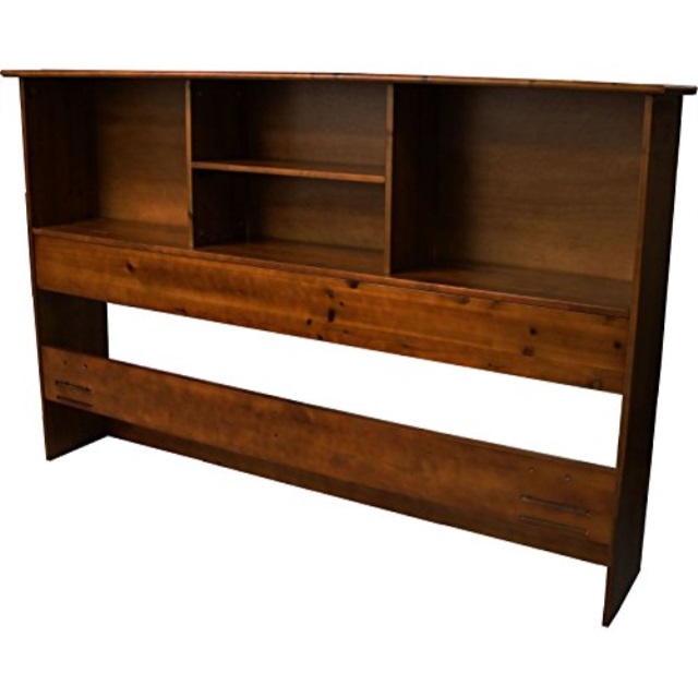 King Bed Bookcase Headboard Epic Furnishings Stockholm Bamboo Solid Bookcase Headboard King Size Walnut
