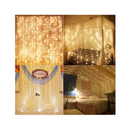Decute Curtain Lights 9 8 X 9 8ft 306 Led 100 Ul Listed