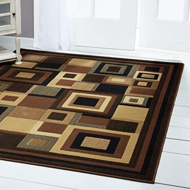 Home Dynamix Area Accent Rugs Sears Home Dynamix Catalina 4467 469 Black Brown 7 Feet 10 Inch By