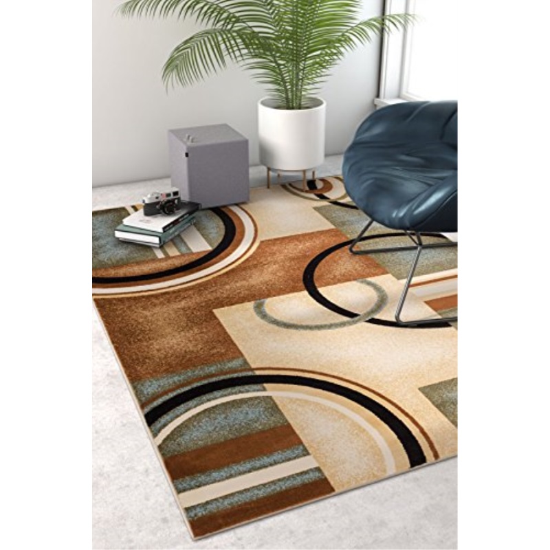 Well Woven Area Accent Rugs Sears Well Woven Deco Rings Light Blue Geometric Modern Casual Area Rug 5x7 5 3