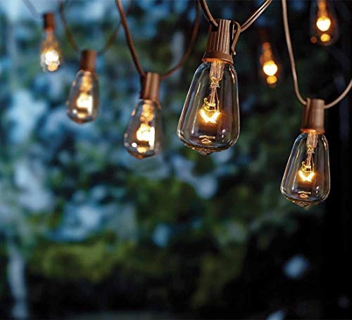 Skrlights Outdoor Patio String Lights, Edison Bulb Indoor Outdoor String Lights