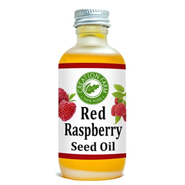 Creation Pharm Red Raspberry Seed Oil 2 Oz - Virgin Cold Pressed Red Raspberry Oil 2 Oz de Aceite de Semilla de Frambuesa Roja - Prensado en Fr
