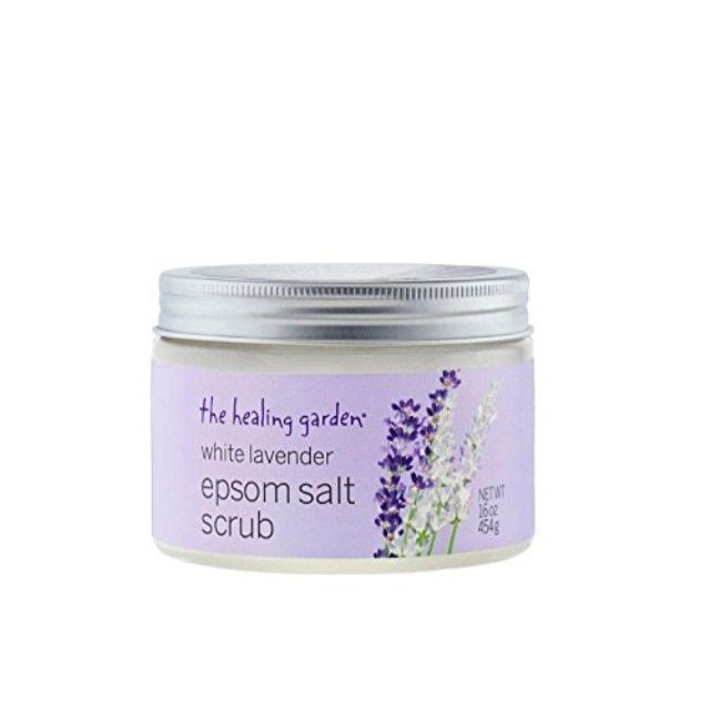 Calgon The Healing Garden White Lavender Epsom Salt Scrub, 16 oz