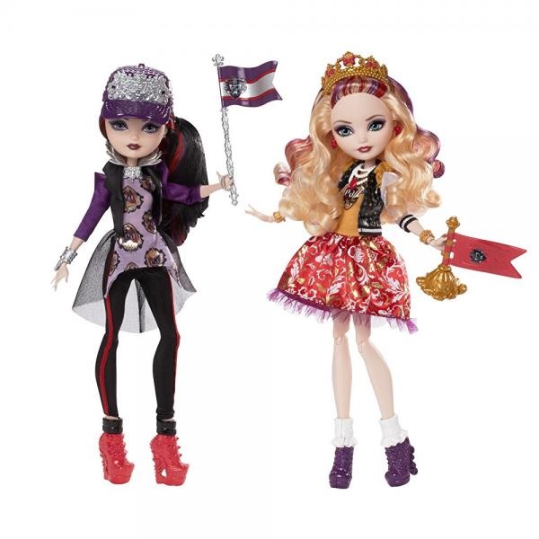 Ever After High School Spirit Apple White And Raven Queen Doll 2 Pack