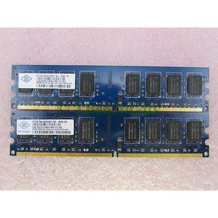 ELEACB00U2CWMHU Nanya NT2GT64U8HD0BY-AD 4GB 2 x 2GB PC2-6400U DDR2 800