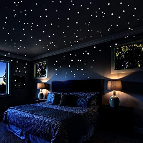 pix Glow In The Dark Stars For Ceiling Or Wall Stickers Glowing Wall Decals Stickers Room Decor Kit wowoss glow in the dark stars wall