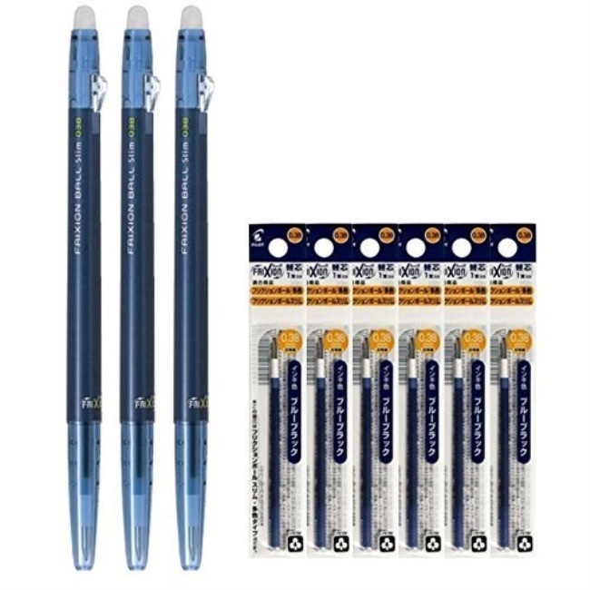 Pilot Automotive Eleacb06y1n9npw Pilot Frixion Ball Slim 038 Retractable Erasable Gel Ink Pen Extra Fine Point 0 38mm Blue Black Ink 3 Pens And 6 Refills Valu Pilot Automotive Eleacb06y1n9npw Pilot Frixion Ball Slim 038 Retractable Erasable Gel Ink Pen Extra Fine Point 0 38mm Blue Black Ink 3 Pens And 6 Refills Valu