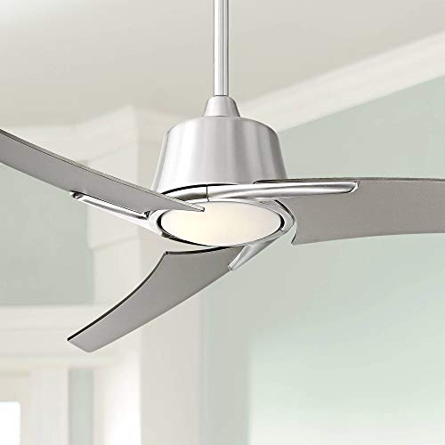 Casa Vieja Homekb07n91pw1b 48 Matrix Modern Ceiling Fan With Light Led Dimmable Remote Control Brushed Nickel Frosted White Glass For Living Room Kitchen B 48 Matrix Modern Ceiling Fan, Casa Vieja Ceiling Fan