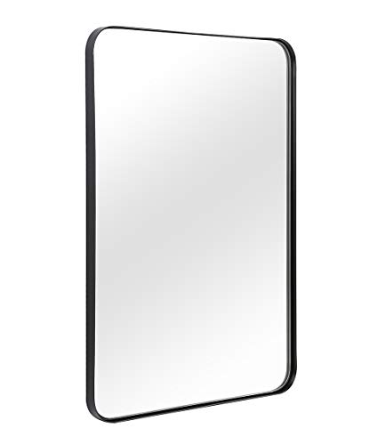 Andy Star Wall Mirror For Bathroom, Wall Mirror Black Metal Frame