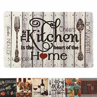 Freshmint Farmhouse Kitchen Rug Mats Cushioned Anti Fatigue Comfort Mat For Home Office Ergonomically Engineered Memory Foam Kitchen Rug