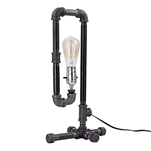 Industrial Pipe Table Lamp By Dacor Vintage And Rustic Design Dimmable Desk Or Diy With Swag Kit Minimalist Retr Industrial Pipe Table Lamp By, Diy Industrial Pipe Table Lamp