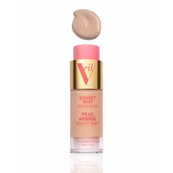 Beauty Veil Cosmetics Sunset Skin Foundation Skin Brightening with PlantBased WaterResistant Formula  Vegan amp CrueltyFree  O