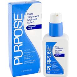 With a Purpose Purpose Dual Treatment Moisture Lotion with SPF 10 4 Ounce Bottle