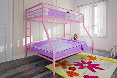 Dorel Dhp Twin Over Full Bunk Bed With, Space Saving Twin Over Full Bunk Bed
