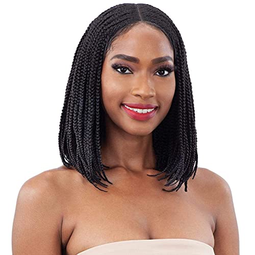 Aimani Braid Wigs for Black Women - Heat Resistant Fiber,Soft Synthetic Wig, Dense, Glueless, Lightweight, Not Exposed Forehead Lace, N