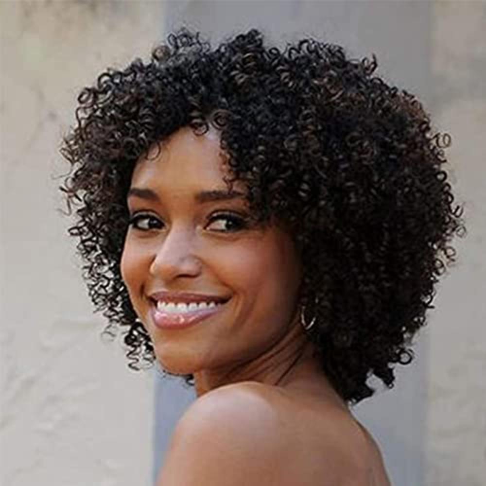 AILIMEI Jerry Curl Wigs for Black Women 100% Human Hair 8