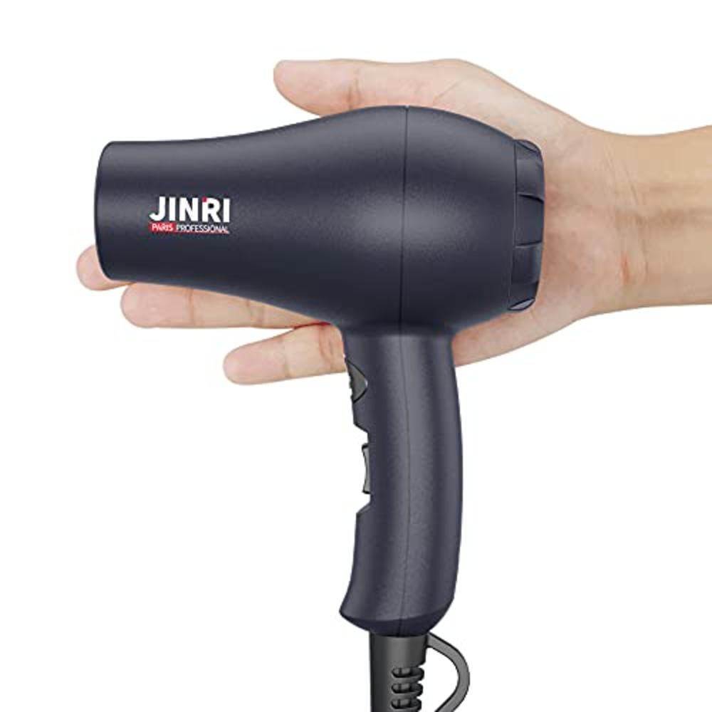 Wazor Mini Ionic Hair Dryer for Travel and RV 1000W Lightweight Low Noise  Blow Dryer for