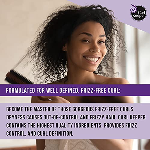 Curl Keeper Curly Hair Solutions - For Frizz Free Hair (Original Liquid  Styler 12 oz)
