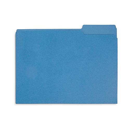 Montgomery Humidity prince Blue Summit Supplies File Folder, 1/3 Cut Tab, Letter Size, Blue, Great for  Organizing and Easy File Storage, 100 Per Box