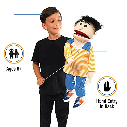 Silly Puppets 25" Bobby, Peach Boy, Full Body, Ventriloquist Style Puppet