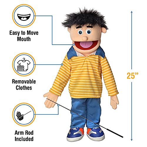 Silly Puppets 25" Bobby, Peach Boy, Full Body, Ventriloquist Style Puppet