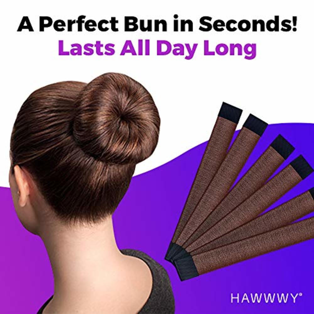 HAWWWY Hawwwy Bun Maker for Hair - Hair Twister, Bun Form
