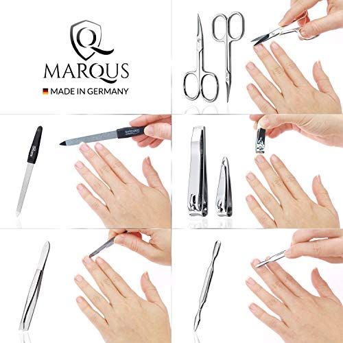 marQus MarQus Manicure Set Men and Women - Nail Care Kit for Men and Women  - Solingen Manicure Set made in Germany (except for Czech Gl