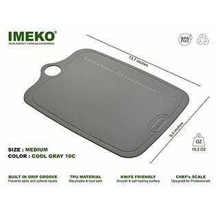 IMEKO TPU Cutting Board, Bpa Free,Knife Friendly,Flexible,Dishwasher  Friendly, Space Saving, Ergonomic Design, Chopping