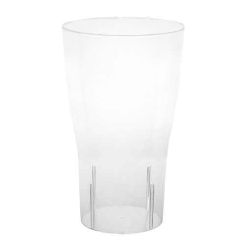 Party Essentials N161021 Hard Plastic Party Cups/ Pint Glasses, 16-Ounce Capacity, Clear (Case of 120)