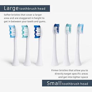 Dazzlepro Elements Toothbrush Heads (3Piece)- Compatible With ...
