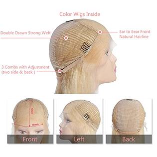Ubetta 613 Blonde Bob Wigs Human Hair Lace Front Wig Pre Plucked With Baby Hair For Black Women 12inch Brazilian Virgin Hair Straight Ubetta 613 Blonde Bob Wigs Human Hair Lace Front Wig Pre Plucked With Baby Hair For Black Women 12inch Brazilian Virgin Hair Straight