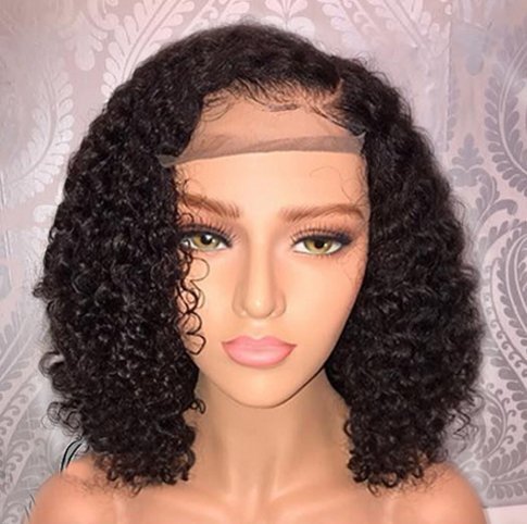 Jessicahair Jessica Hair 13x6 Lace Front Wigs Human Hair Short Bob Wigs Pre Plucked With Baby Hair Curly Brazilian Remy Hair Wigs For Black 