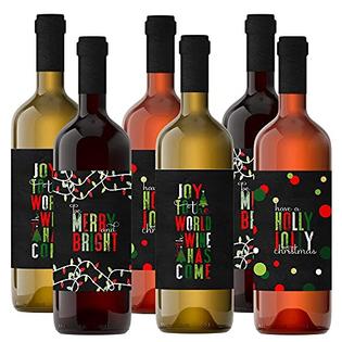 Paper Clever Party Oh What Fun Christmas Wine Bottle Labels ...