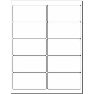 Premium Life 89-5163 2 X 4 Shipping Mailing Labels 10 up per ...