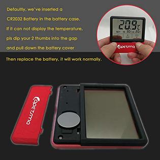 Capetsma capetsma Fish Tank Thermometer, Touch Screen Digital