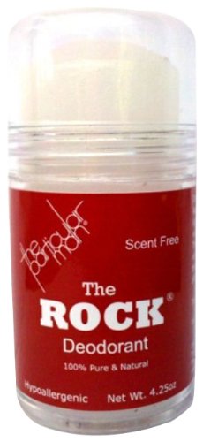 The Particular Man The Rock Natural Mineral Rock Deodorant (Scent Free), 4.25-Ounce