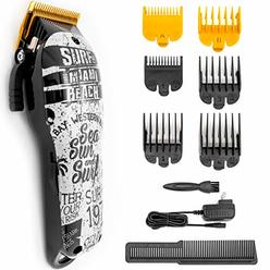 HONGNAL Professional Hair Clippers Cutting Kit,2000mAh Powerful Electric Hair Cutting Trimmer Set,240min Cordless Clipper for Me