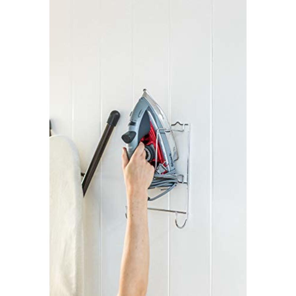 Better Housewares Better Houseware Iron and Ironing Board Holder, Chrome, 1425