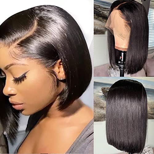 Original Queen Short Straight Bob Wigs Human Hair Glueless 13x4 Lace Front Wigs for Black Women Jaja Hair Human Hair Wigs 130% Density Pre Pluc Original Queen Short Straight Bob Wigs Human Hair Glueless 13x4 Lace Front Wigs for Black Women Jaja Hair Human Hair Wigs 130% Density Pre Pluc