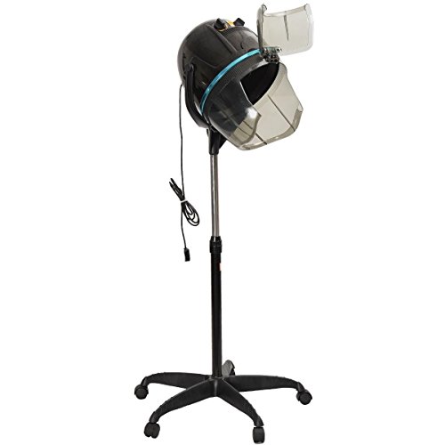 SNC Adjustable Hood Floor Hair Bonnet DRYER Stand Up Rolling Base Salon  Wheels