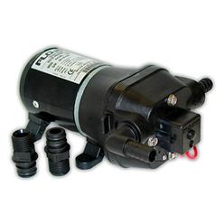 Flojet 04405143A Quad DC Water System Pump, Bypass Included, 12 Volt, 3.3 GPM , Black