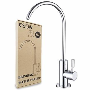 ESOW Kitchen Water Filter Faucet, 100% Lead-Free Drinking Water Faucet Fits most Reverse Osmosis Units or Water Filtration Syste
