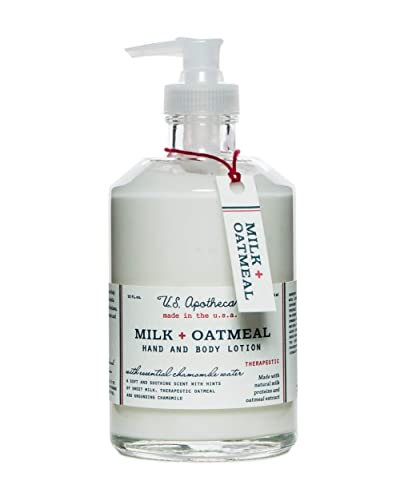 US Apothecary U.S. Apothecary Milk + Oatmeal Hand and Body Lotion, 12 fl. ounces