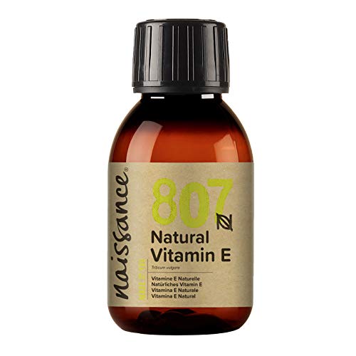 Naissance Natural Vitamin E Oil 4 Fl Oz - Pure, Natural, Vegan, Cruelty Free, Hexane Free, No GMO - Ideal for Aromatherapy Skinc